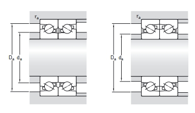 角接觸球軸承，品牌：SKF，尺寸圖3