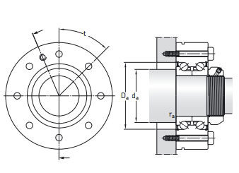 角接觸球軸承，品牌：SKF，尺寸圖4